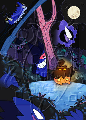 Haunted Forest Print